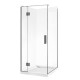 900*900*1950mm Gunmetal Grey Frameless Swing Door Square Shower Box 900*900*1950mm Gunmetal Grey Frameless Swing Door Square Shower Box
